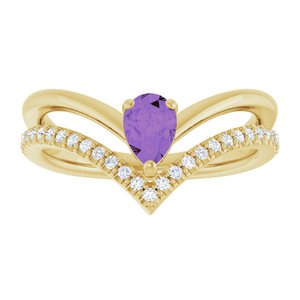 Negative Space V Ring