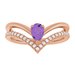 Negative Space V Ring