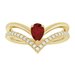 Negative Space V Ring