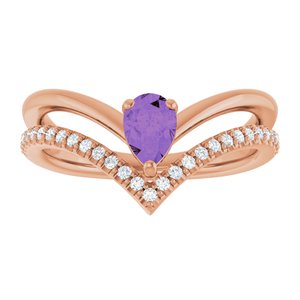 Negative Space V Ring