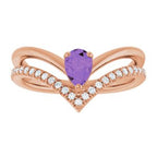 Negative Space V Ring