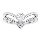 Negative Space V Ring