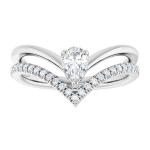 Negative Space V Ring