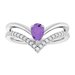 Negative Space V Ring