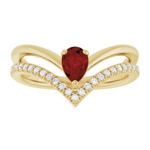 Negative Space V Ring