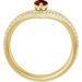 Negative Space V Ring