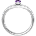 Negative Space V Ring