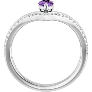 Negative Space V Ring