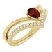 Negative Space V Ring