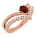 Negative Space V Ring