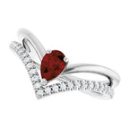 Negative Space V Ring
