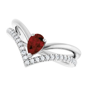 Negative Space V Ring