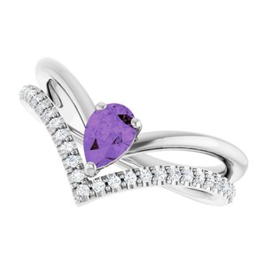 Negative Space V Ring