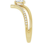 Negative Space V Ring