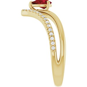 Negative Space V Ring