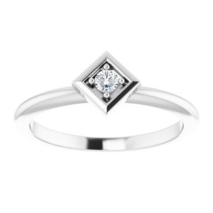 Stackable Geometric Ring
