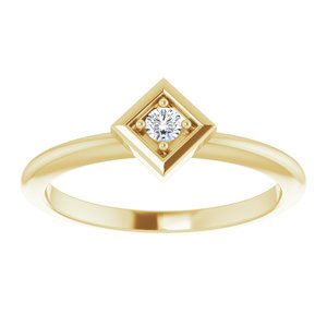 Stackable Geometric Ring