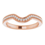 Halo-Style Floral Engagement Ring or Band