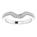 Halo-Style Floral Engagement Ring or Band
