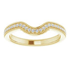 Halo-Style Floral Engagement Ring or Band