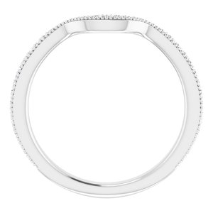 Halo-Style Floral Engagement Ring or Band