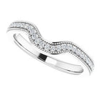 Halo-Style Floral Engagement Ring or Band