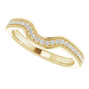 Halo-Style Floral Engagement Ring or Band