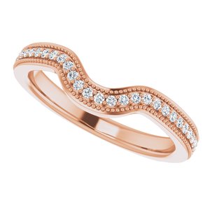 Halo-Style Floral Engagement Ring or Band