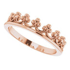 Stackable Crown Ring
