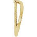 Negative Space Rope Ring