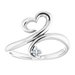 Accented Heart Ring
