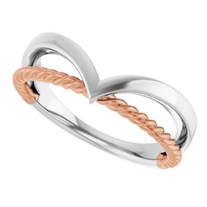 Negative Space Rope Ring