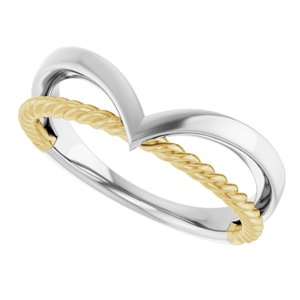 Negative Space Rope Ring