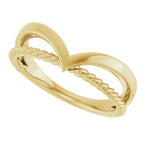 Negative Space Rope Ring