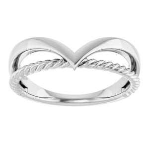 Negative Space Rope Ring