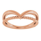 Negative Space Rope Ring