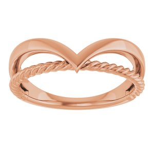 Negative Space Rope Ring