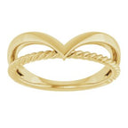 Negative Space Rope Ring