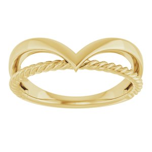 Negative Space Rope Ring