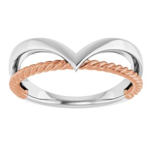 Negative Space Rope Ring