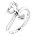 Accented Heart Ring