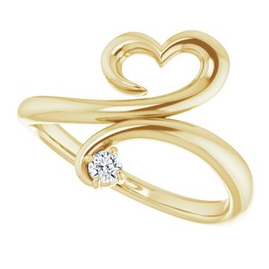 Accented Heart Ring