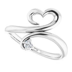 Accented Heart Ring