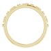 Bezel-Set Cross Ring