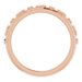 Bezel-Set Cross Ring