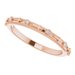 Bezel-Set Cross Ring