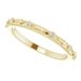 Bezel-Set Cross Ring