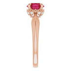 Accented Vintage-Inspired Ring