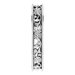 Milgrain Edge Floral Flat Band