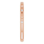 Bezel-Set Cross Ring